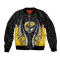 Wellington 2026 Rugby Custom Bomber Jacket NZ Maori Silver Fern
