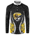 Wellington 2026 Rugby Custom Button Sweatshirt NZ Maori Silver Fern