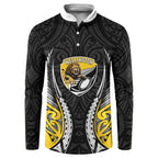 Wellington 2026 Rugby Custom Button Sweatshirt NZ Maori Silver Fern