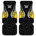 Wellington 2026 Rugby Custom Car Mats NZ Maori Silver Fern