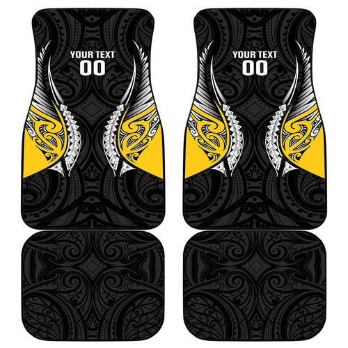 Wellington 2026 Rugby Custom Car Mats NZ Maori Silver Fern
