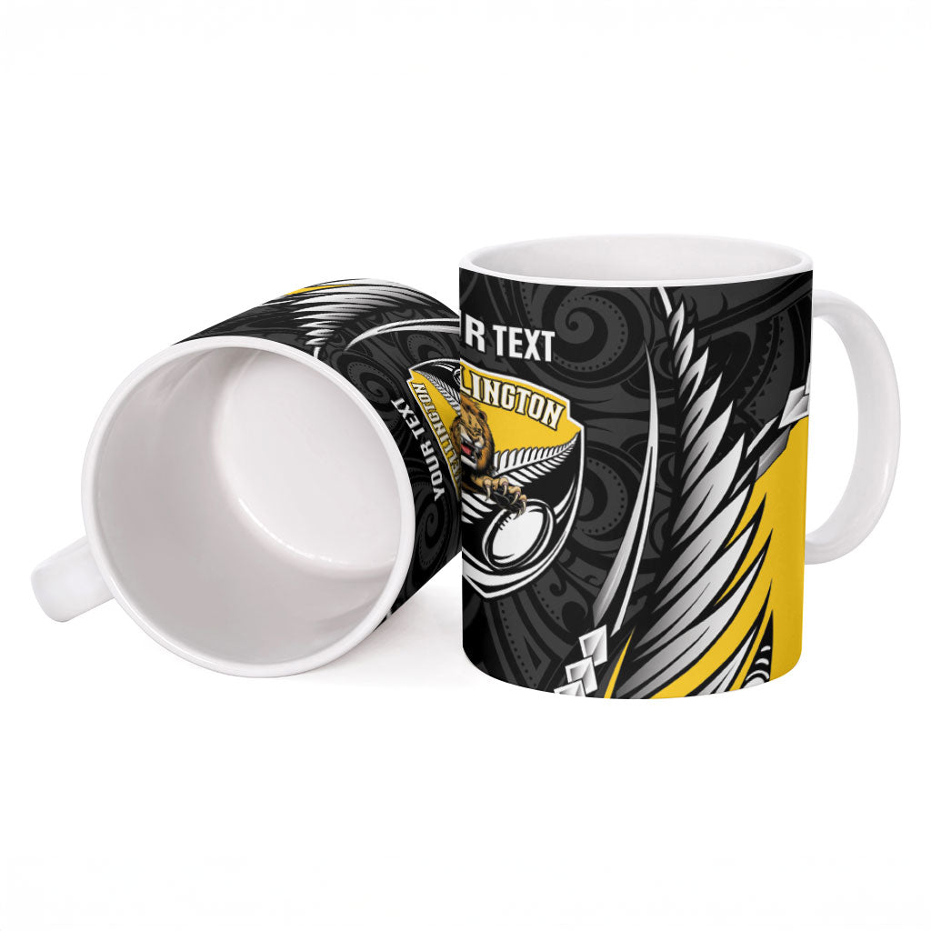 Wellington 2026 Rugby Custom Ceramic Mug NZ Maori Silver Fern