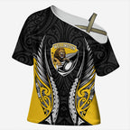 Wellington 2026 Rugby Custom Cross Shoulder Shirt NZ Maori Silver Fern
