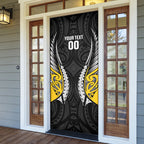 Wellington 2026 Rugby Custom Door Cover NZ Maori Silver Fern