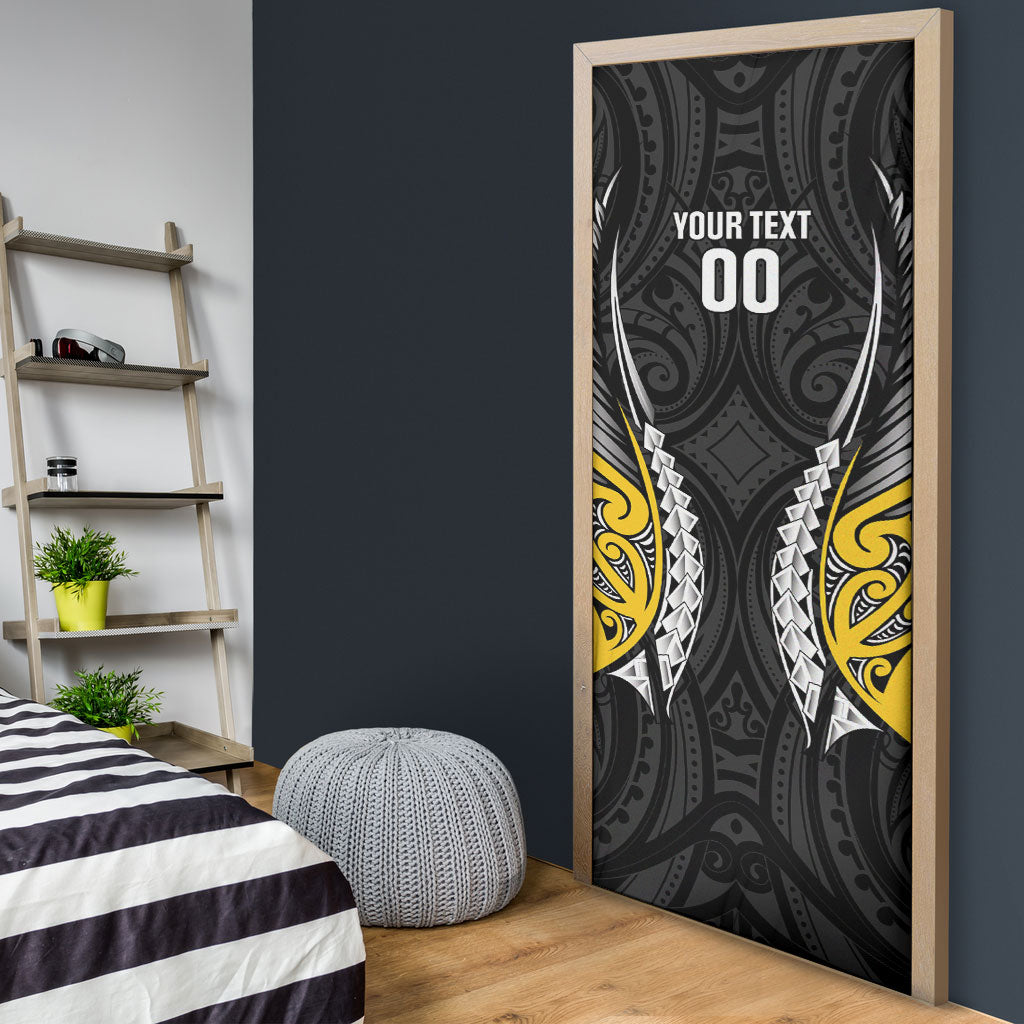 Wellington 2026 Rugby Custom Door Cover NZ Maori Silver Fern