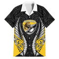 Wellington 2026 Rugby Custom Family Matching Puletasi and Hawaiian Shirt NZ Maori Silver Fern