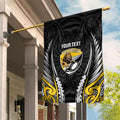 Wellington 2026 Rugby Custom Garden Flag NZ Maori Silver Fern