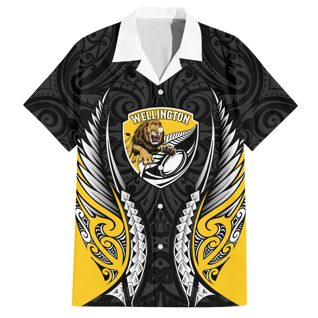 Wellington 2026 Rugby Custom Hawaiian Shirt NZ Maori Silver Fern