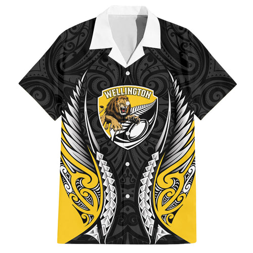 Wellington 2026 Rugby Custom Hawaiian Shirt NZ Maori Silver Fern