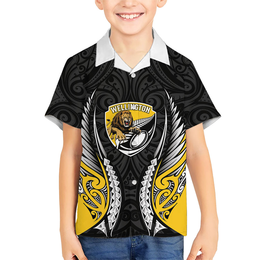 Wellington 2026 Rugby Custom Hawaiian Shirt NZ Maori Silver Fern