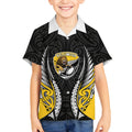 Wellington 2026 Rugby Custom Kid Hawaiian Shirt NZ Maori Silver Fern