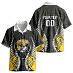 Wellington 2026 Rugby Custom Kid Hawaiian Shirt NZ Maori Silver Fern LT14