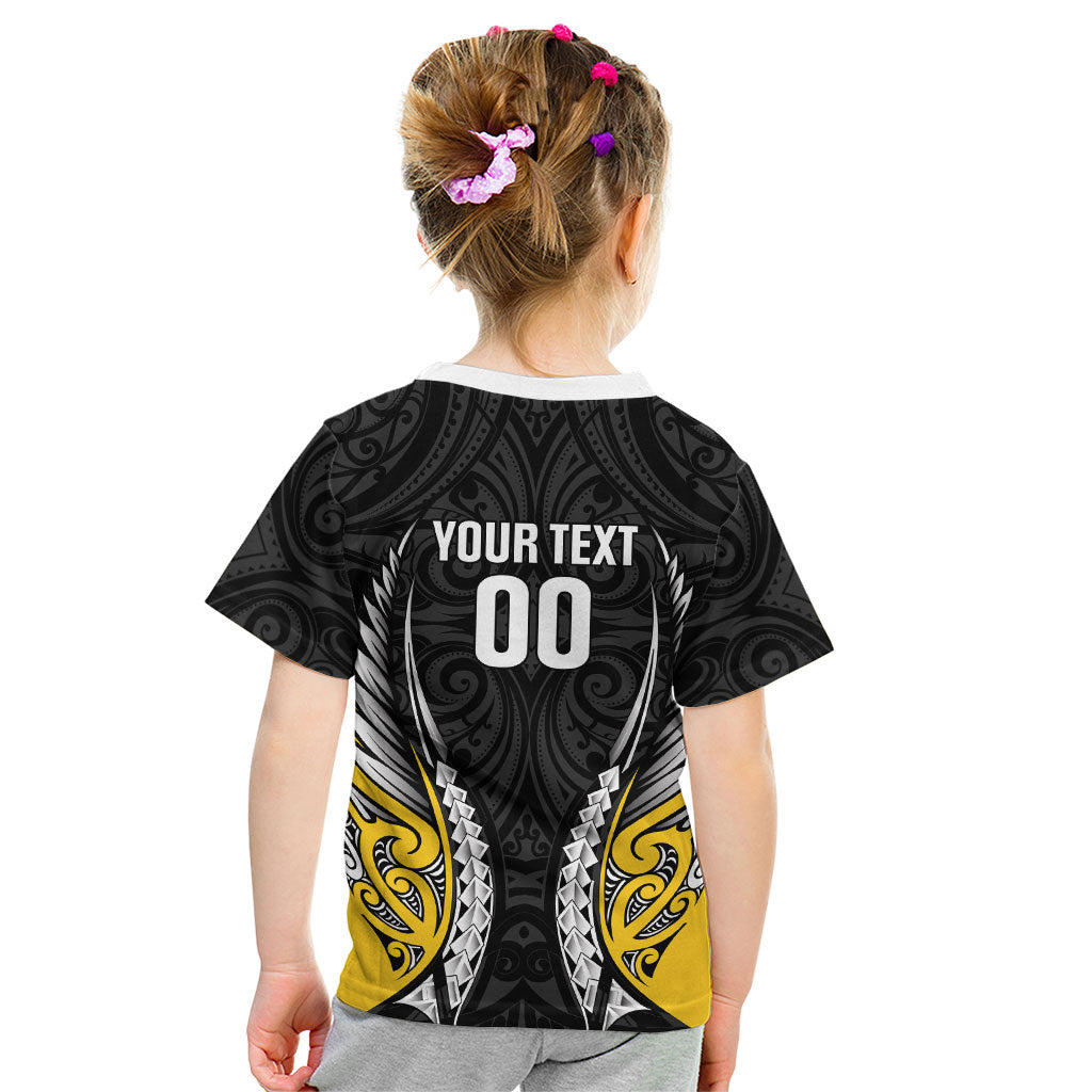 Wellington 2026 Rugby Custom Kid T Shirt NZ Maori Silver Fern