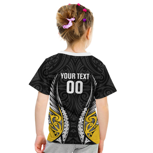 Wellington 2026 Rugby Custom Kid T Shirt NZ Maori Silver Fern