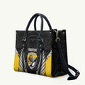 Wellington 2026 Rugby Custom Leather Bag NZ Maori Silver Fern