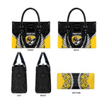 Wellington 2026 Rugby Custom Leather Bag NZ Maori Silver Fern