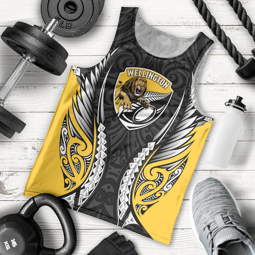 Wellington 2026 Rugby Custom Men Tank Top NZ Maori Silver Fern