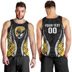 Wellington 2026 Rugby Custom Men Tank Top NZ Maori Silver Fern