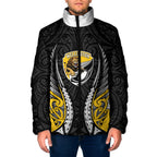 Wellington 2026 Rugby Custom Padded Jacket NZ Maori Silver Fern