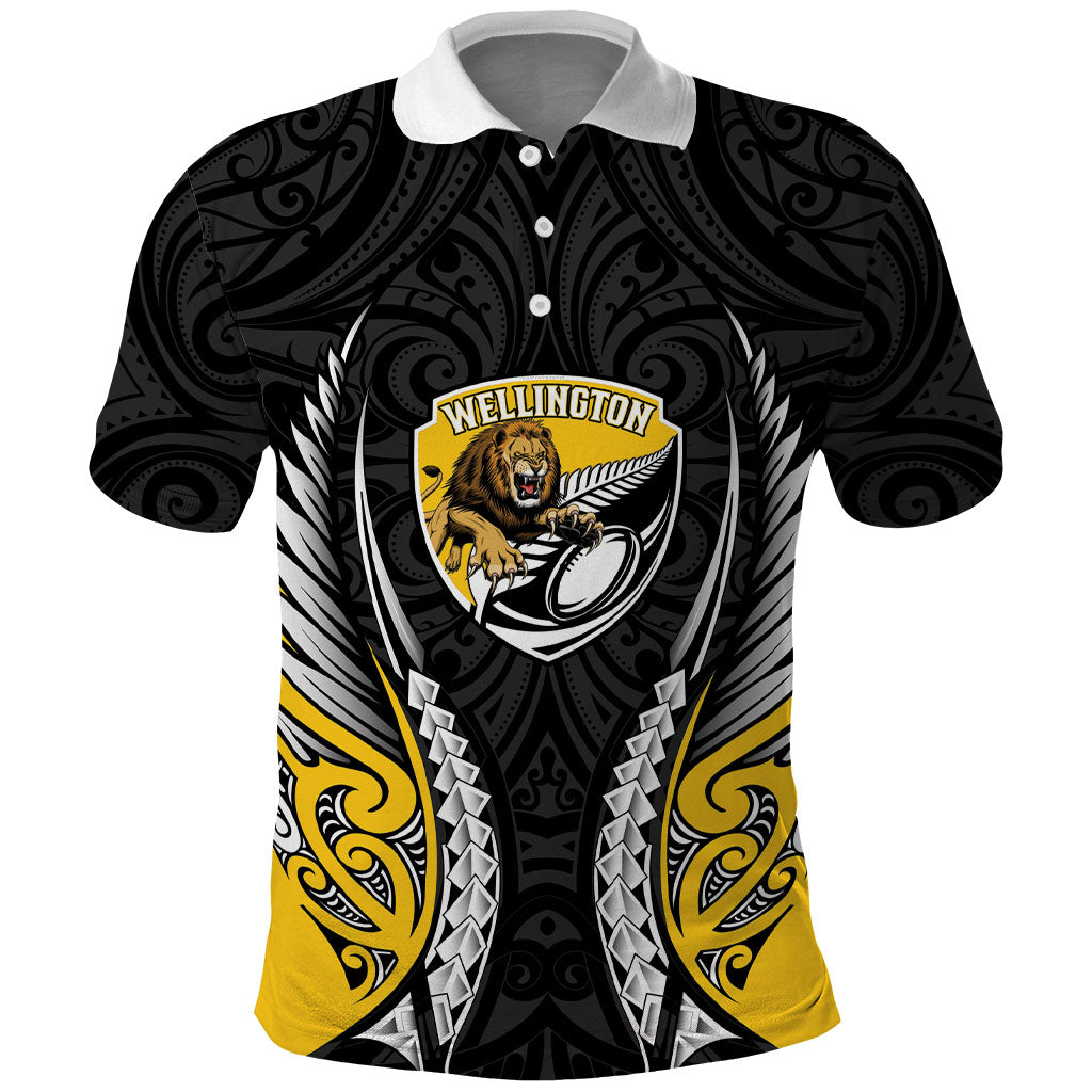 Wellington 2026 Rugby Custom Polo Shirt NZ Maori Silver Fern