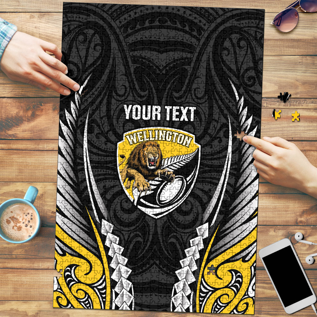 Wellington 2026 Rugby Custom Puzzle NZ Maori Silver Fern