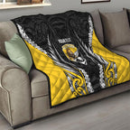 Wellington 2026 Rugby Custom Quilt NZ Maori Silver Fern