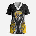Wellington 2026 Rugby Custom Scrub Top NZ Maori Silver Fern