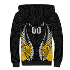Wellington 2026 Rugby Custom Sherpa Hoodie NZ Maori Silver Fern
