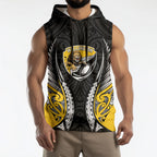 Wellington 2026 Rugby Custom Sleeveless Hoodie NZ Maori Silver Fern