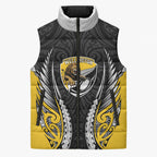 Wellington 2026 Rugby Custom Sleeveless Puffer Jacket NZ Maori Silver Fern