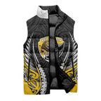 Wellington 2026 Rugby Custom Sleeveless Puffer Jacket NZ Maori Silver Fern