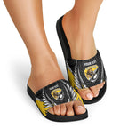 Wellington 2026 Rugby Custom Slide Sandals NZ Maori Silver Fern