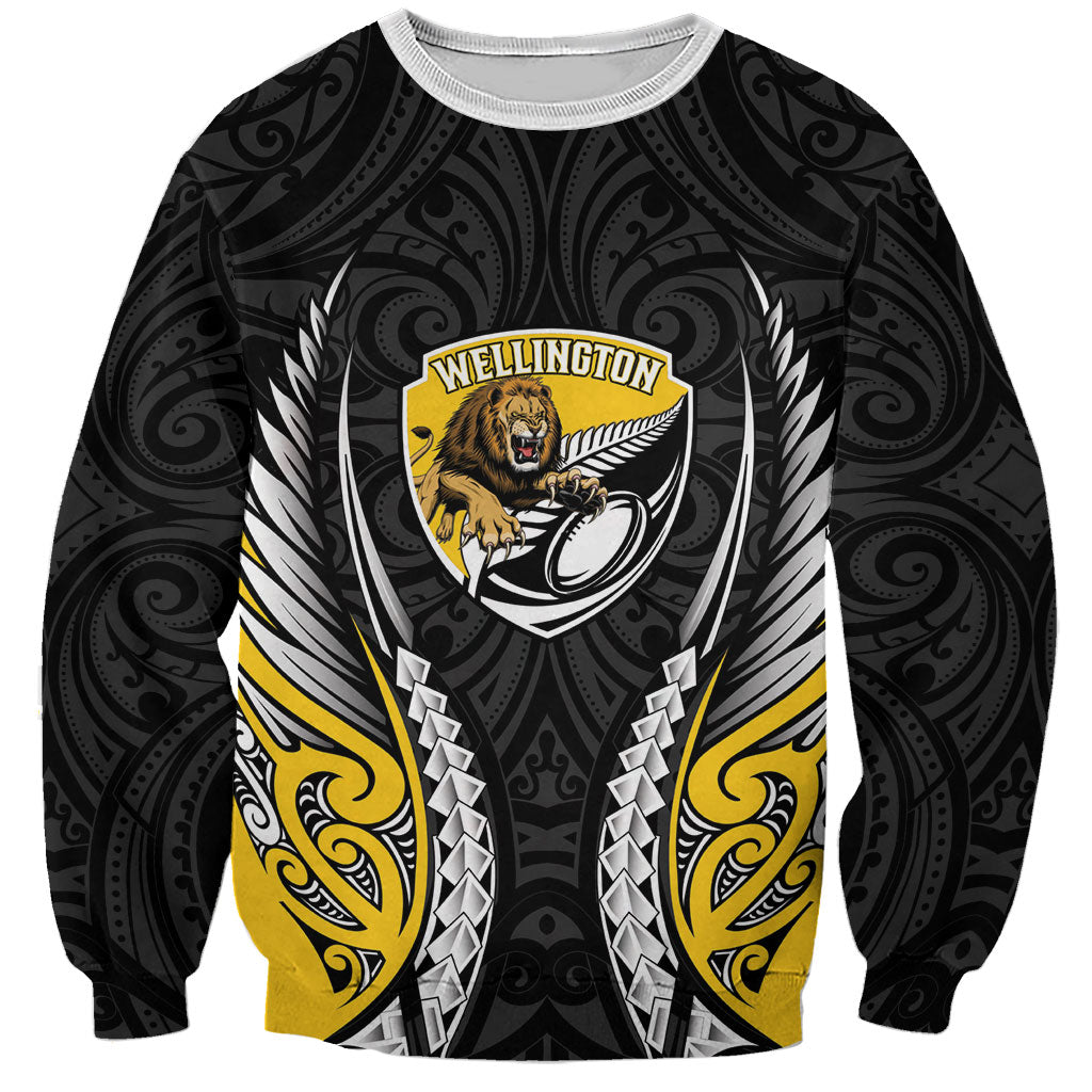 Wellington 2026 Rugby Custom Sweatshirt NZ Maori Silver Fern