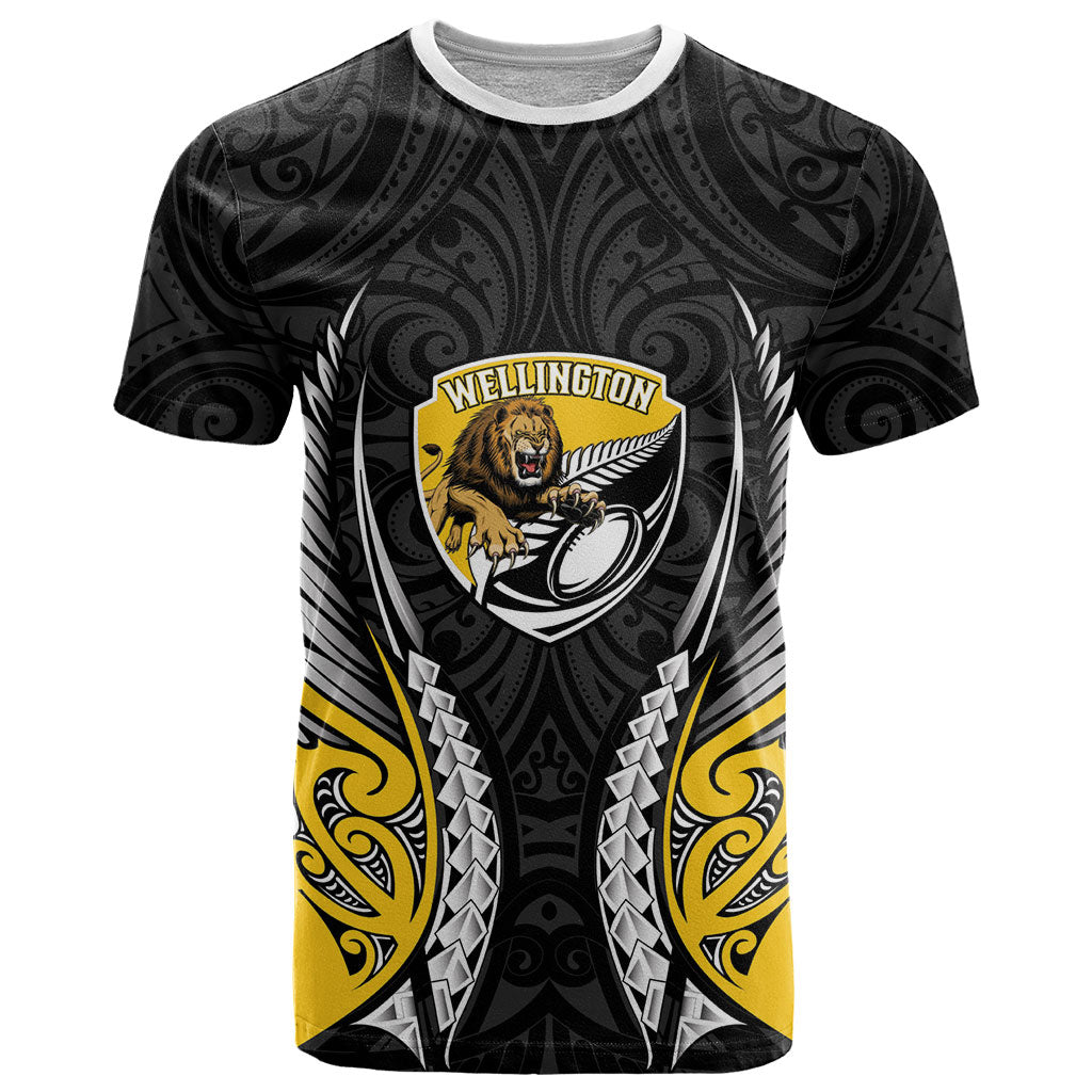 Wellington 2026 Rugby Custom T Shirt NZ Maori Silver Fern