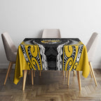 Wellington 2026 Rugby Custom Tablecloth NZ Maori Silver Fern