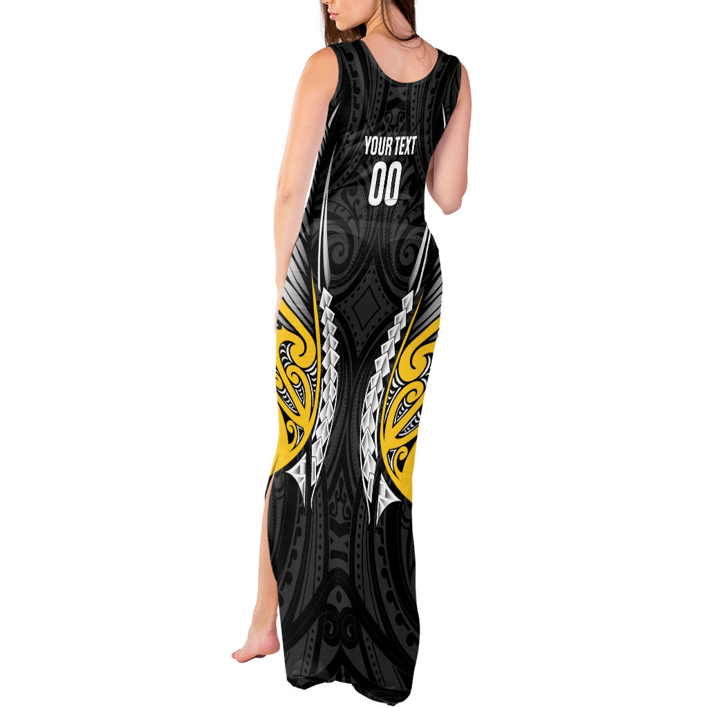 Wellington 2026 Rugby Custom Tank Maxi Dress NZ Maori Silver Fern