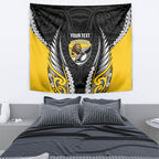 Wellington 2026 Rugby Custom Tapestry NZ Maori Silver Fern