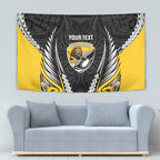 Wellington 2026 Rugby Custom Tapestry NZ Maori Silver Fern