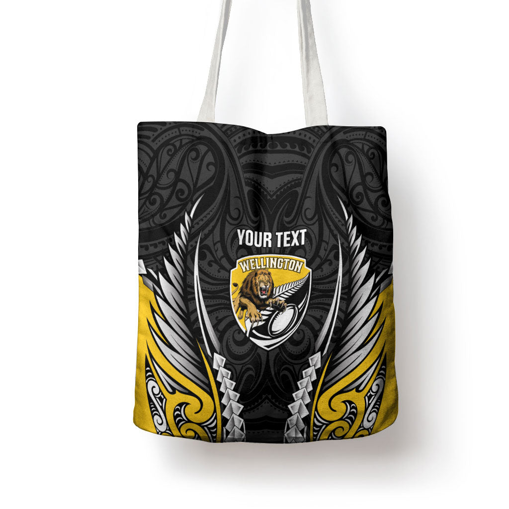 Wellington 2026 Rugby Custom Tote Bag NZ Maori Silver Fern