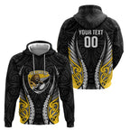 Wellington 2026 Rugby Custom Zip Hoodie NZ Maori Silver Fern