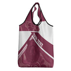Burleigh Rugby Custom Grocery Bag Go Bears Maroon Aboriginal Art - Aussie Hoodie