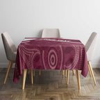 Burleigh Rugby Custom Tablecloth Go Bears Maroon Aboriginal Art - Aussie Hoodie