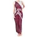Burleigh Rugby Custom Tank Maxi Dress Go Bears Maroon Aboriginal Art - Aussie Hoodie
