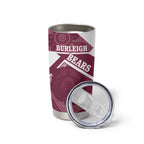 Burleigh Rugby Custom Tumbler Cup Go Bears Maroon Aboriginal Art - Aussie Hoodie