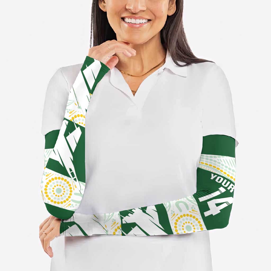 Ipswich Rugby Custom Arm Sleeves Go Jets Aboriginal Art - Aussie Hoodie