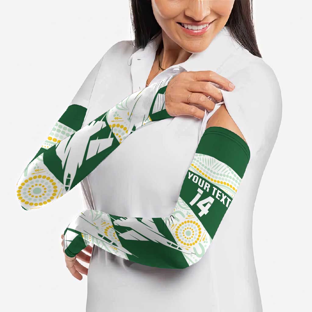 Ipswich Rugby Custom Arm Sleeves Go Jets Aboriginal Art - Aussie Hoodie