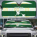Ipswich Rugby Custom Auto Sun Shade Go Jets Aboriginal Art - Aussie Hoodie