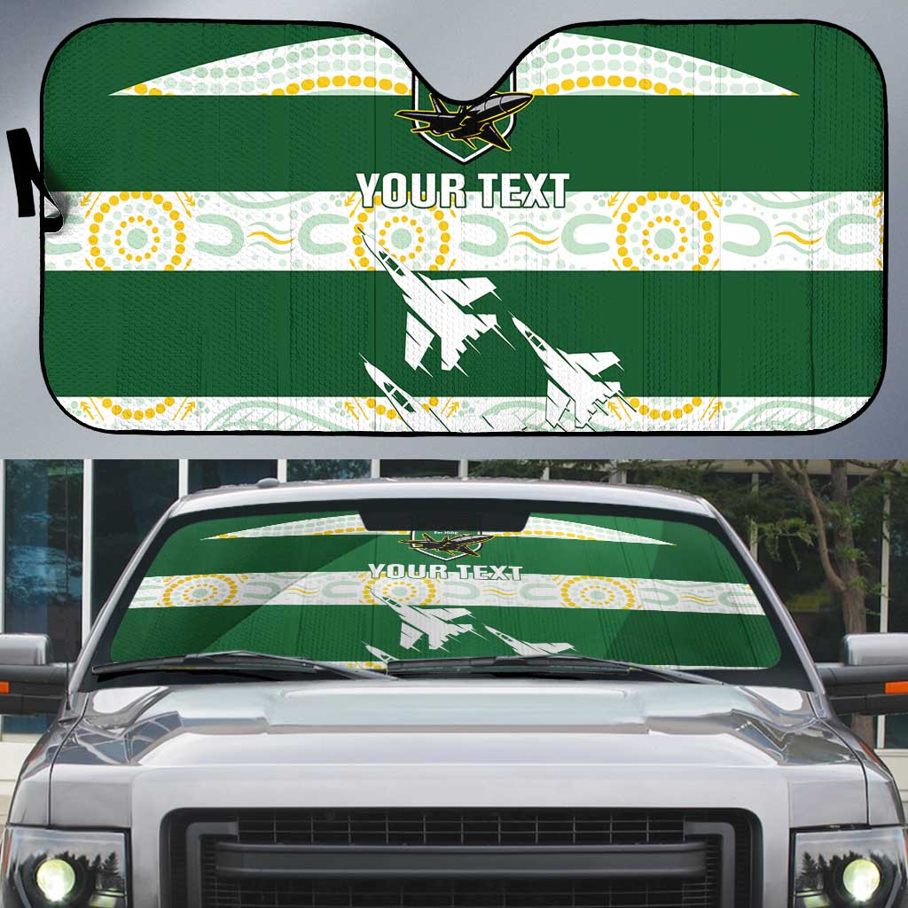 Ipswich Rugby Custom Auto Sun Shade Go Jets Aboriginal Art - Aussie Hoodie