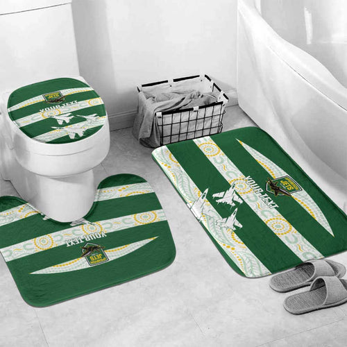 Ipswich Rugby Custom Bathroom Set Go Jets Aboriginal Art - Aussie Hoodie