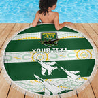Ipswich Rugby Custom Beach Blanket Go Jets Aboriginal Art - Aussie Hoodie